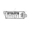 Dodge Ram Wagon A/C Switch Diagram - 55055466AE