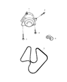 Dodge Ram 1500 Alternator Diagram - 4801251AD