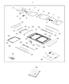 Jeep Renegade Sunroof Diagram - 6YH25LXHAA