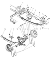 Dodge Dakota Leaf Spring Diagram - 52855133AE