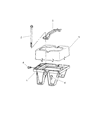 Jeep Grand Cherokee Battery Tray Diagram - 55296088