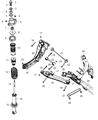 Jeep Trailing Arm Diagram - 5105930AB