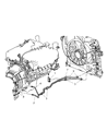 Jeep Transmission Oil Cooler Hose Diagram - 52079375