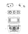 2016 Dodge Journey A/C Switch Diagram - 5064976AI