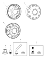 2017 Ram 4500 Spare Wheel Diagram - 4755211AA