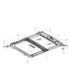 2002 Jeep Grand Cherokee Sunroof Diagram - 55135858AB