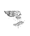 Dodge Magnum Transmission Mount Diagram - 4578064AC