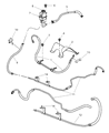 Chrysler Sebring Power Steering Hose Diagram - 4764719AD