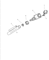 1994 Jeep Grand Cherokee Fuel Filler Neck Diagram - 52018801