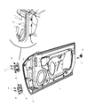 2020 Dodge Challenger Door Hinge Diagram - 68024107AF