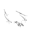 Chrysler 200 Windshield Wiper Diagram - 68241705AA