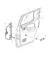 Dodge Durango Window Regulator Diagram - 55256494AF