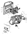 Chrysler 300 Door Latch Assembly Diagram - 68146023AA