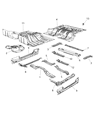 Jeep Floor Pan Diagram - 68088061AA