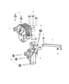 Chrysler Sebring Transmission Mount Diagram - 5085071AC