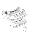 Dodge Caliber Bumper Diagram - YC95TZZAB