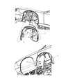 2021 Dodge Challenger Wheelhouse Diagram - 68259092AF