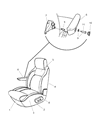 Dodge Ram Wagon Seat Cover Diagram - XA591DVAA