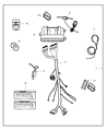 Dodge Caliber Antenna Diagram - 5140471AA