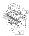 1999 Chrysler Sebring Weather Strip Diagram - MR199811