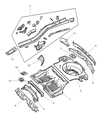 Jeep Grand Cherokee Floor Pan Diagram - 55136940AE
