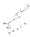 Ram Catalytic Converter Diagram - 68054702AB