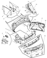Chrysler 300 Trunk Lid Latch Diagram - 5056244AA