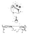 2012 Chrysler 200 Headlight Diagram - 5182591AC