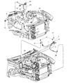 Dodge Dakota A/C Hose Diagram - 55056086AB