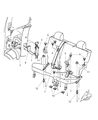 2002 Jeep Liberty Seat Belt Diagram - 5HG361DVAD