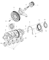 Jeep Crankshaft Timing Gear Diagram - 68334955AA