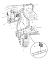 1998 Jeep Cherokee A/C Hose Diagram - 55037366AB