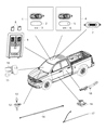2016 Dodge Durango Dome Light Diagram - 68294378AA