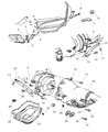 1997 Dodge Ram 3500 Transmission Pan Diagram - 52118804