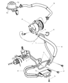 Chrysler Power Steering Reservoir Diagram - 4743063AB