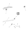 Jeep Wrangler Dome Light Diagram - 68185842AD