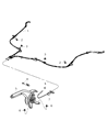 2015 Jeep Compass Parking Brake Cable Diagram - 4877017AC