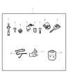 Dodge Ram 2500 Transmitter Diagram - 5026224AK
