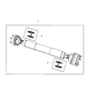 Dodge Durango Drive Shaft Diagram - 53011151AA