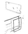 Dodge Ram Wagon Door Seal Diagram - 55359218AC