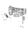 Ram 3500 Transmission Mount Diagram - 52121762AB