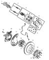 Ram Brake Caliper Diagram - 68453093AA