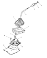 2002 Jeep Wrangler Automatic Transmission Shift Levers Diagram - 52078576AC