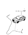 2012 Chrysler 200 Antenna Cable Diagram - 5064225AE