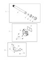 Jeep Transfer Case Output Shaft Snap Ring Diagram - 68394145AA