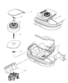 Dodge Neon Spare Wheel Diagram - 4656322AB