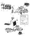 Jeep Blower Motor Resistor Diagram - 68003998AA