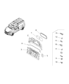 Ram Weather Strip Diagram - 68235523AA