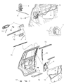 Chrysler Aspen Window Regulator Diagram - 55362209AC