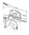 2015 Dodge Challenger Wheelhouse Diagram - 68175059AB
